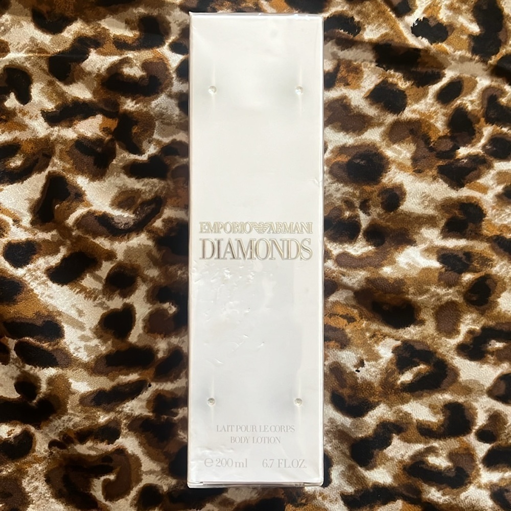 Brand New Emporio Armani Diamonds Body Lotion Giorgio Armani 6.7 Fl Oz Sealed